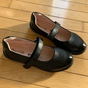 Young girls black Mary Jane shoes